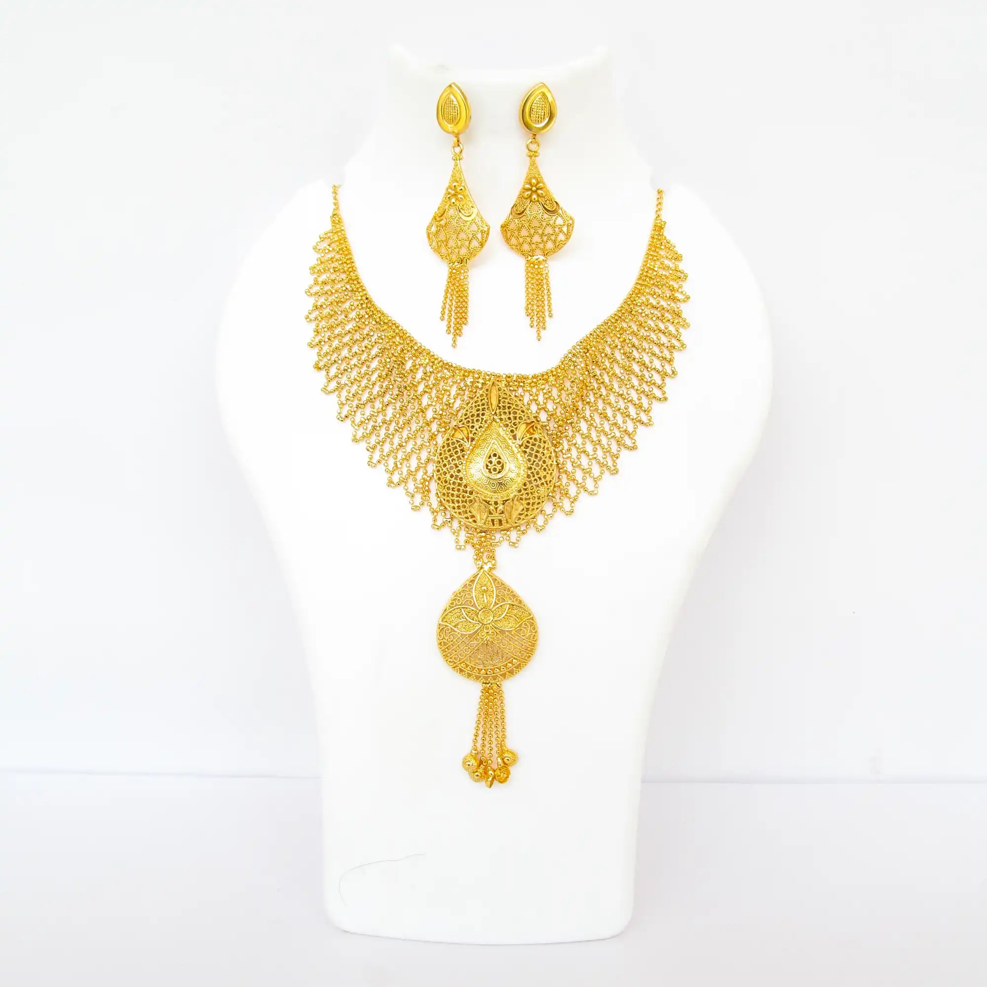 Layered Gold Necklace Set NS 02