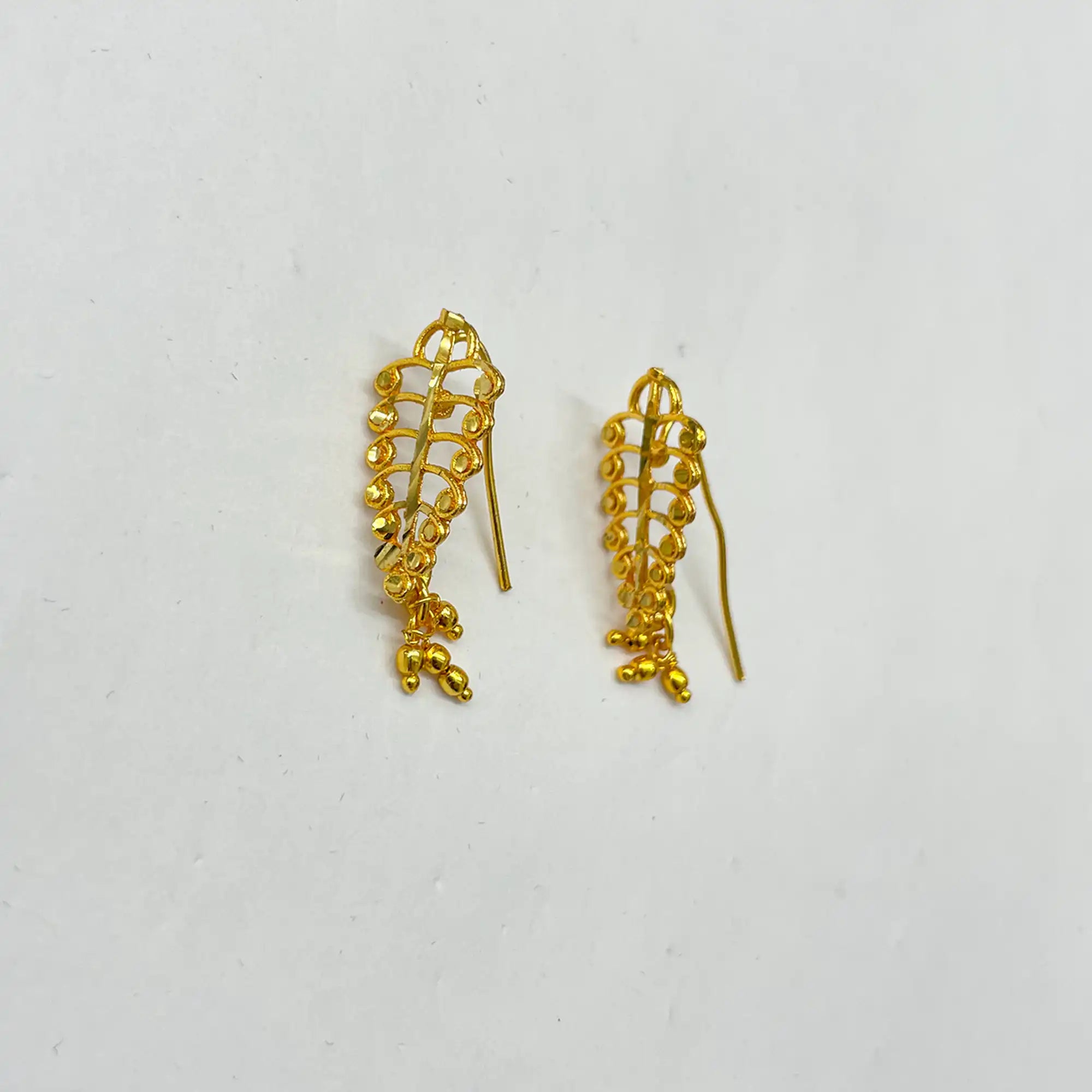 Stylish Gold Drop Earrings for Women IJMGE 119