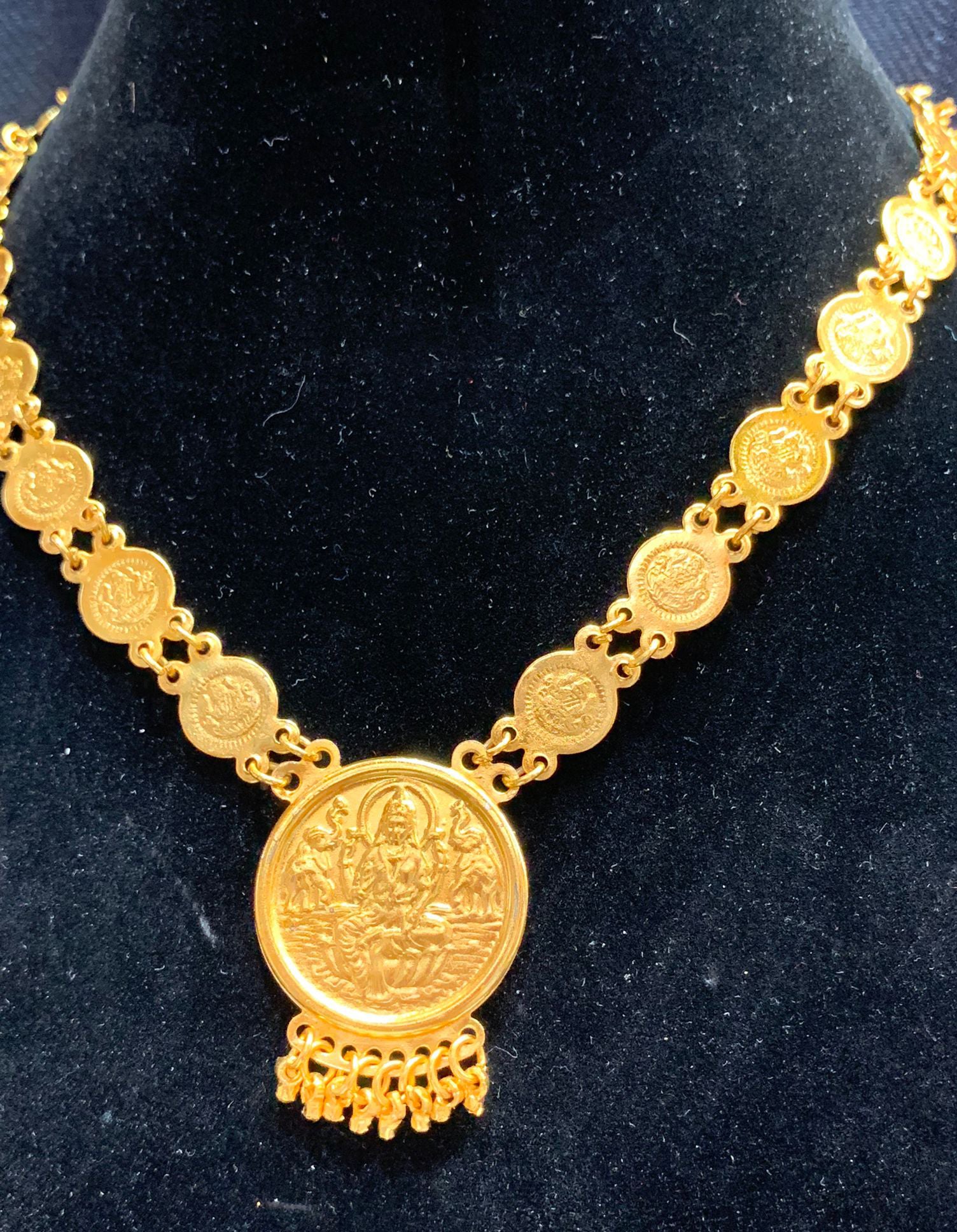 Gold Plated Coin Necklace