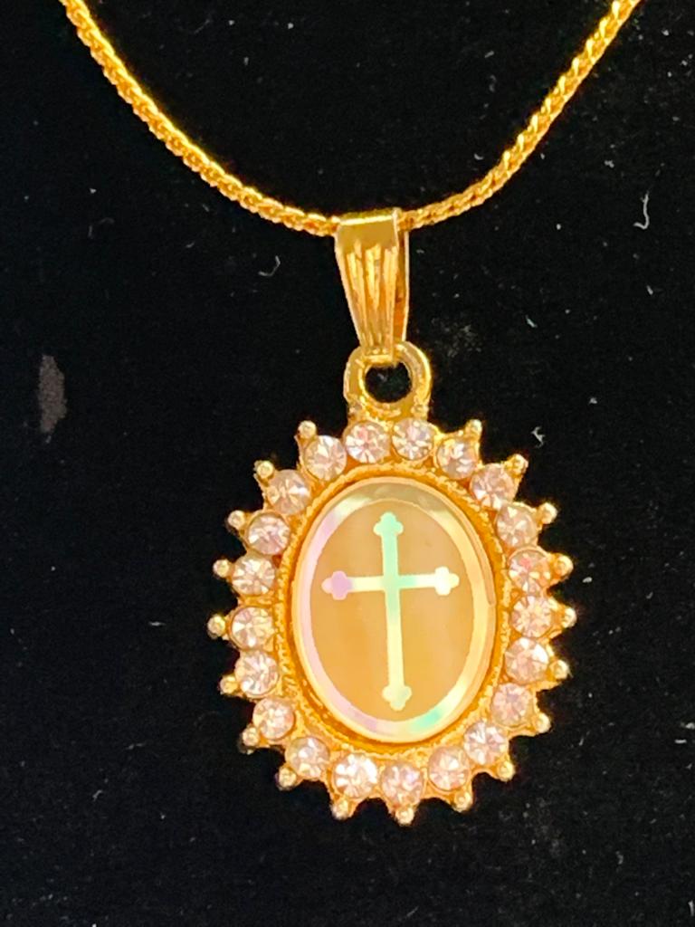 Gold Plated 'CROSS' Pendant Necklace