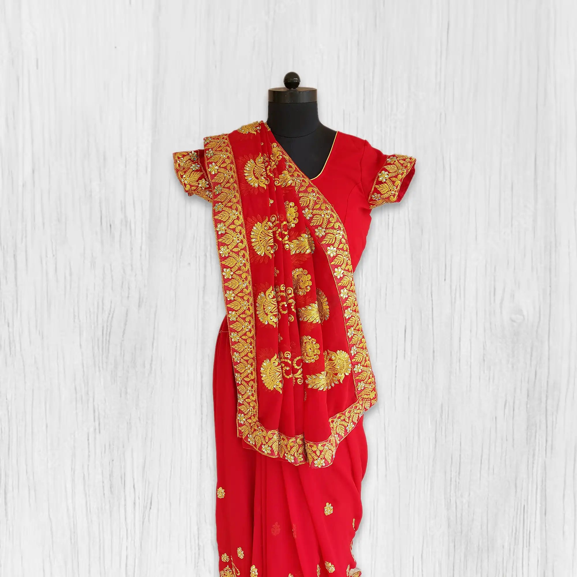Indian Bridal Red Saree For Wedding S 12