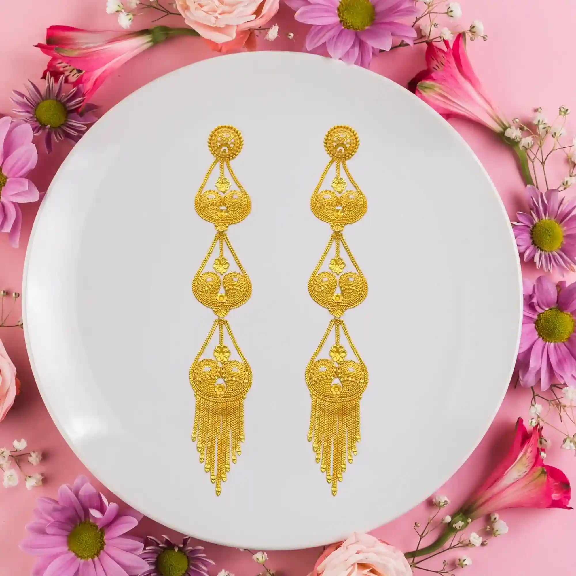 24K Gold Plated Earring SME 02