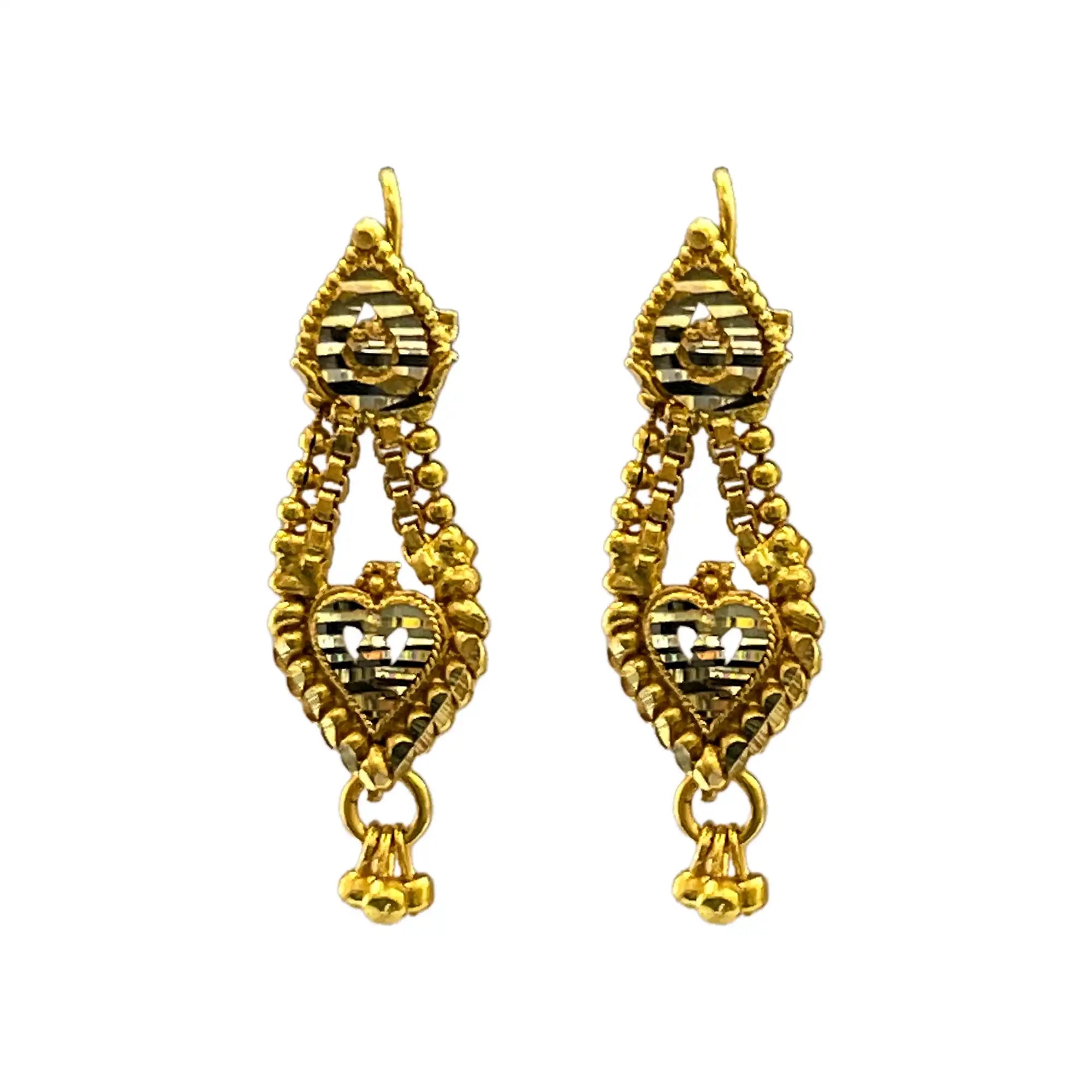 Indian Gold Plated Earrings Gift for Bridal IJMGE 138