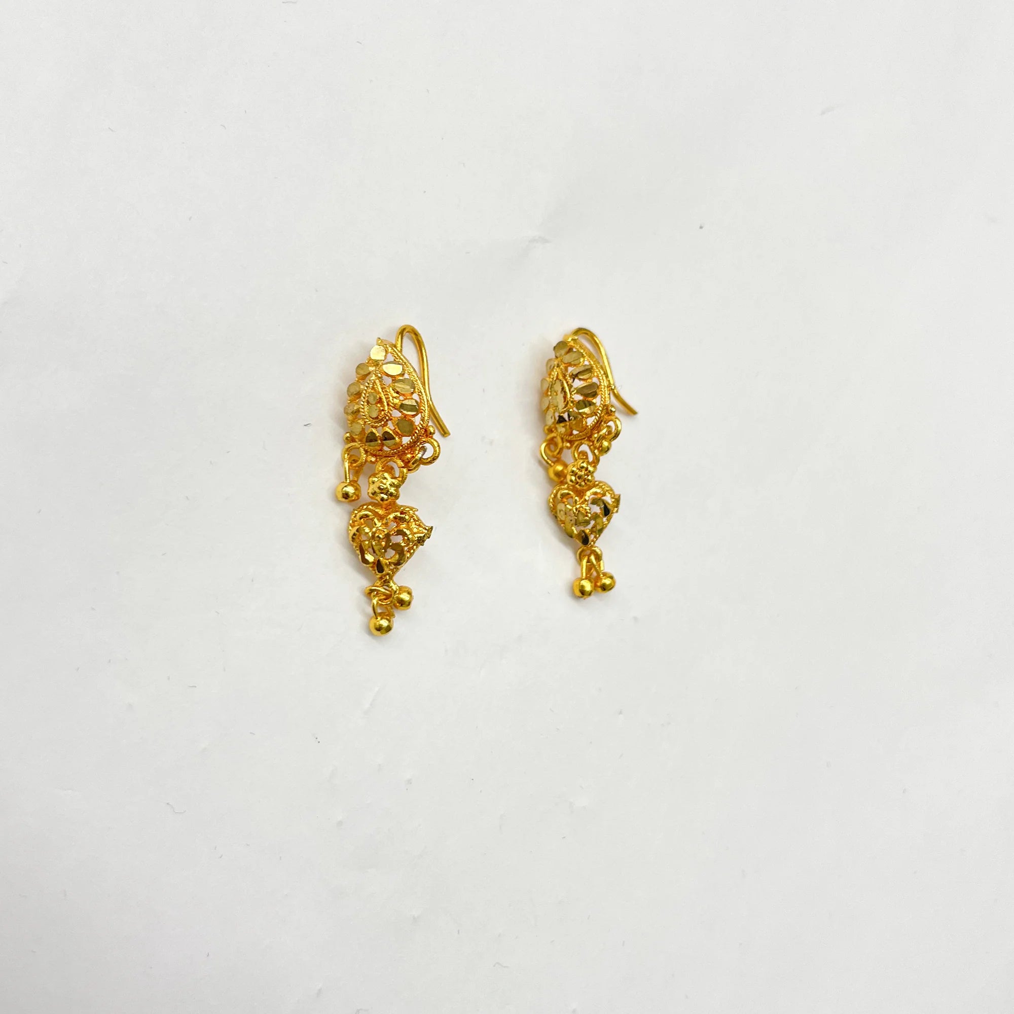 Gold Pearl Jhumka Earrings IJMGE 91