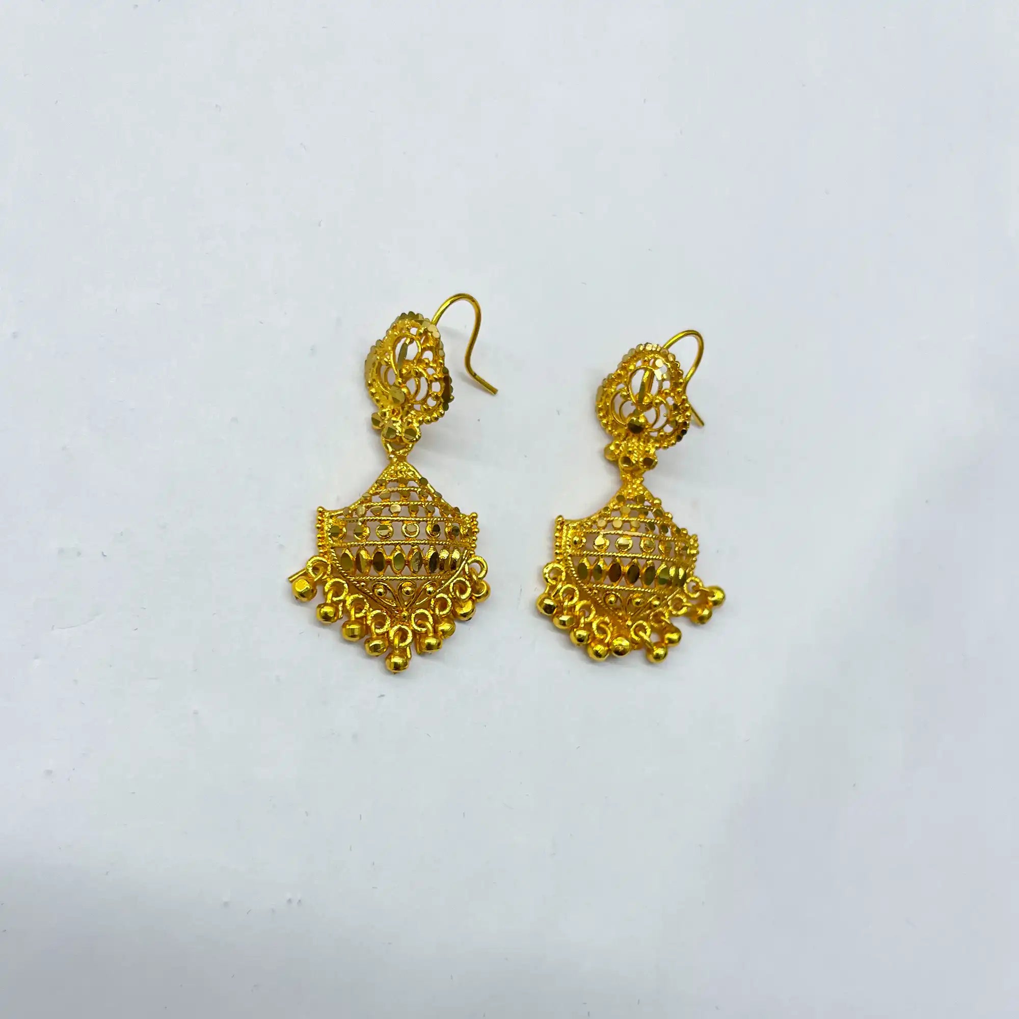 Gold Drop Earrings IJMGE 60