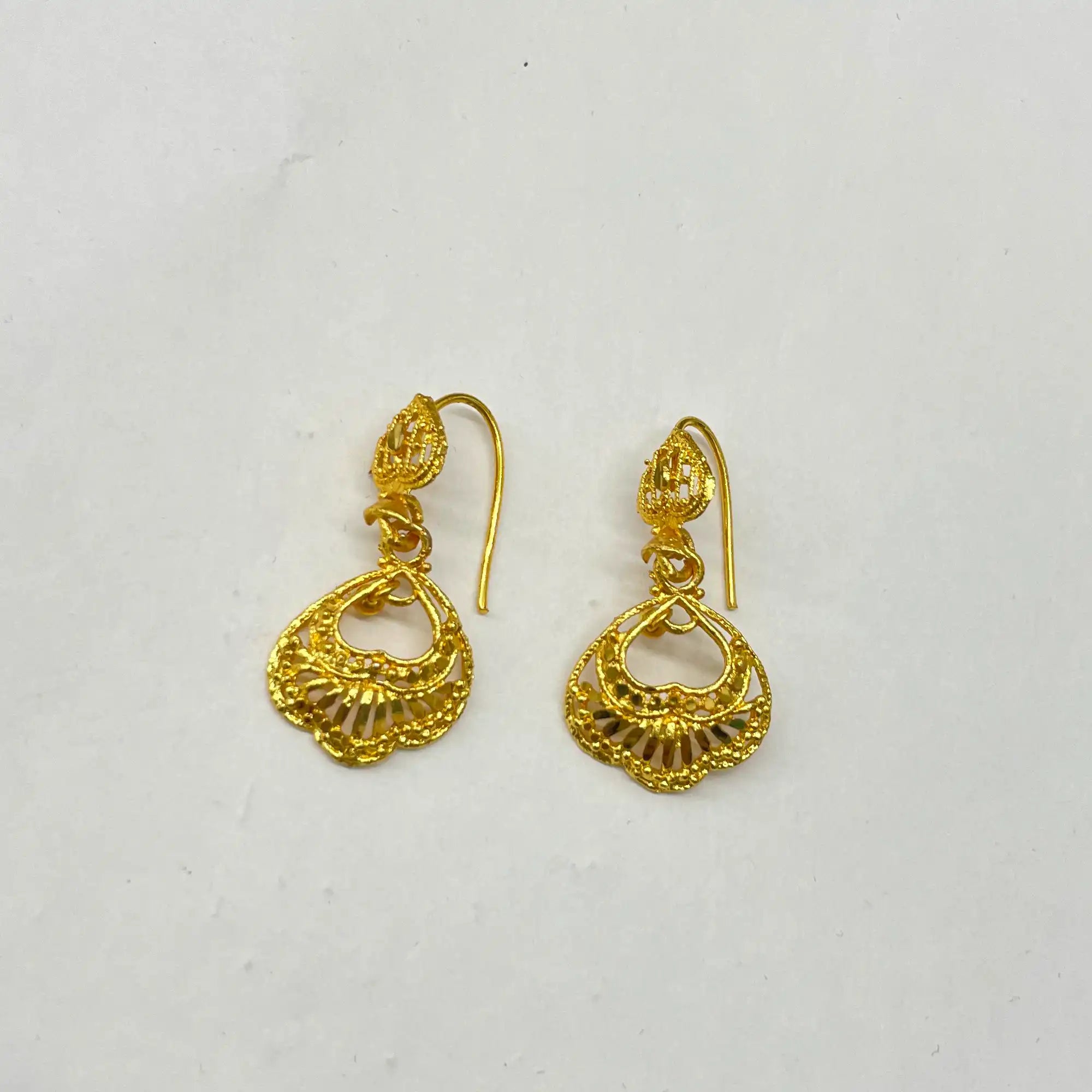 Dainty Gold Plated Earrings IJMGE 69