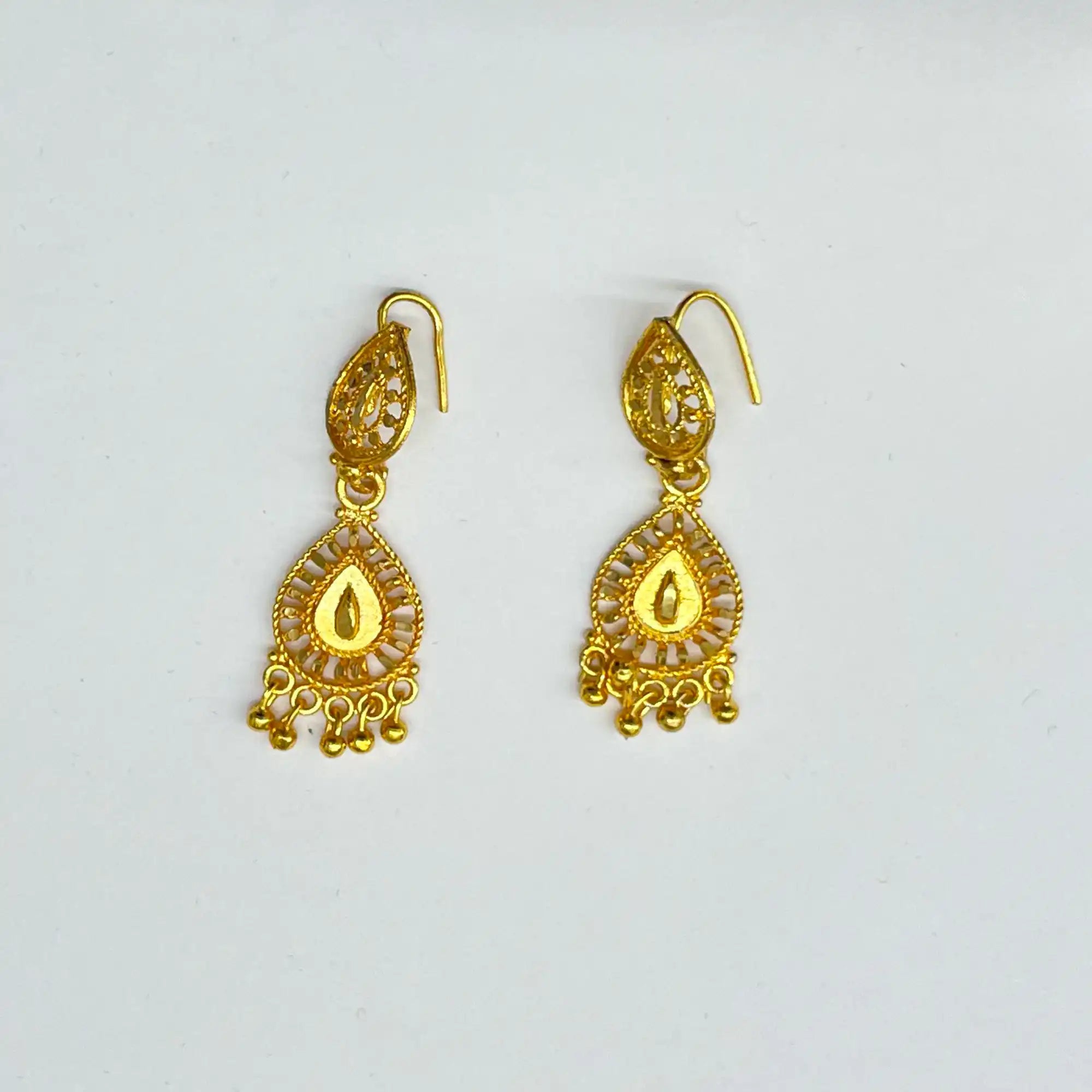 Traditional Gold Earrings for Festival IJMGE 88