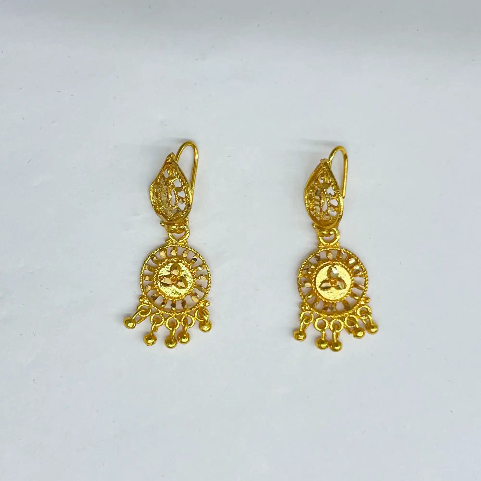 Dazzling Gold Earrings IJMGE 81