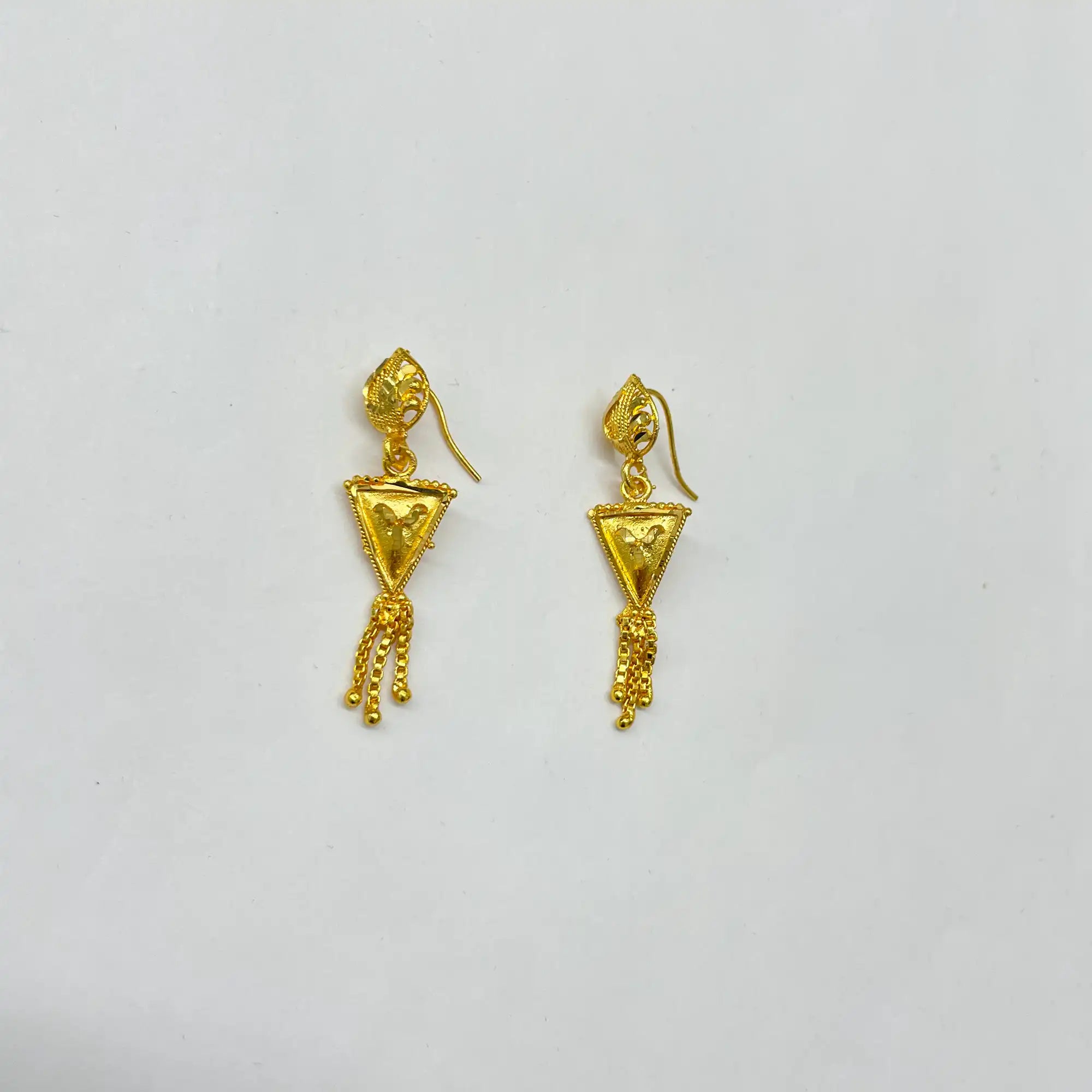Party Wear Gold Plated Earrings For Girls IJMGE 136
