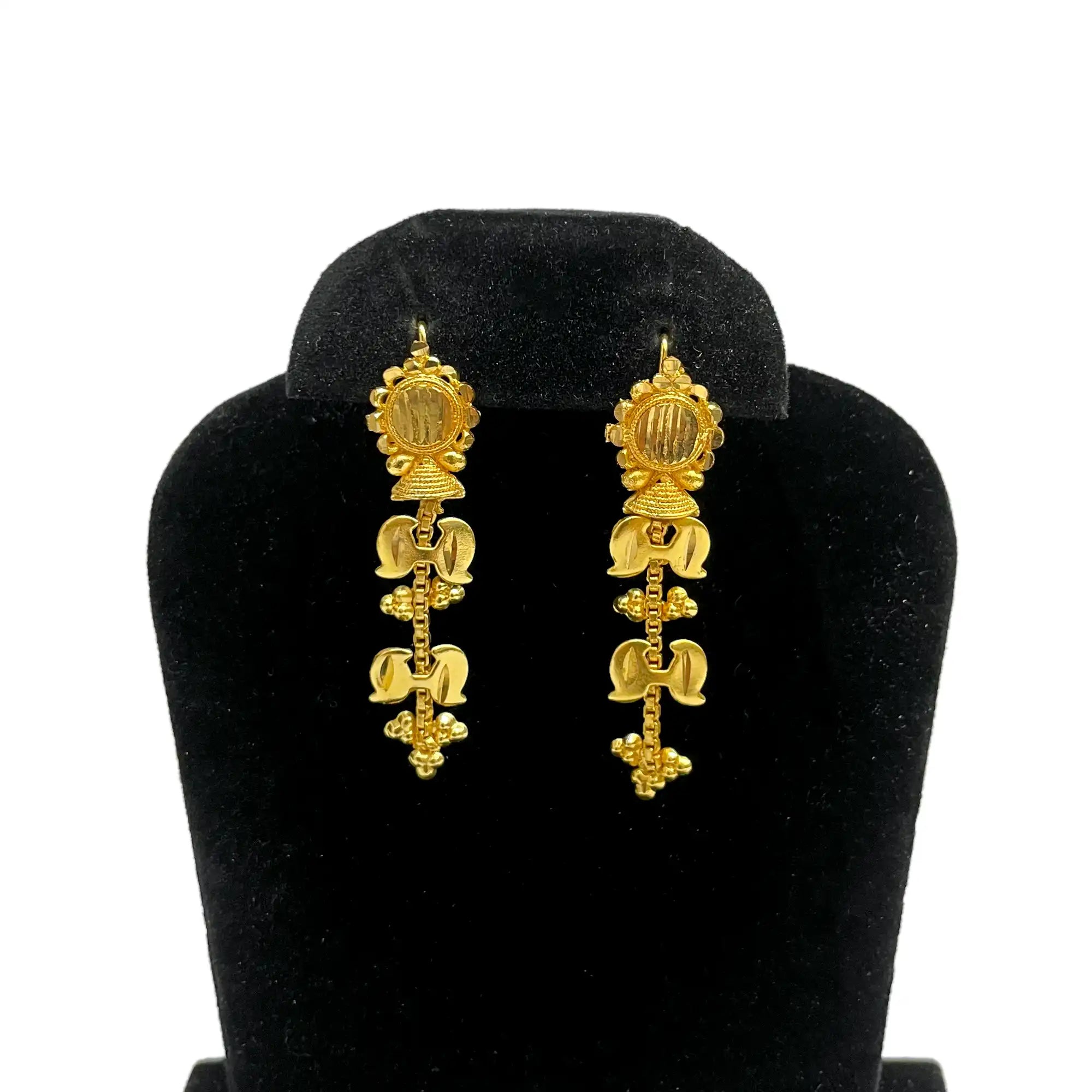 dangle drop earrings, jhumka earrings, long earrings, pakistani earrings