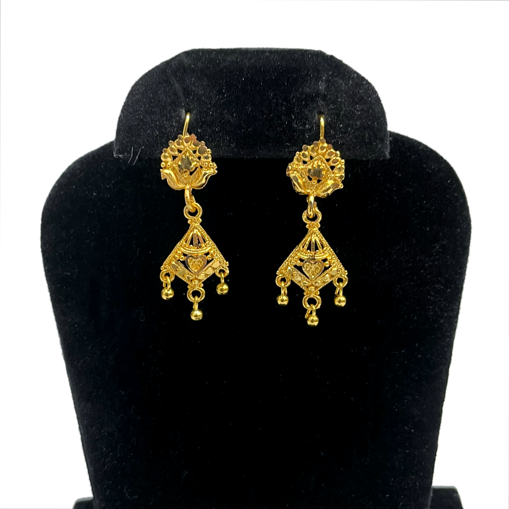 daily wearing, light weight, gold brass earrings, gold plated earrings