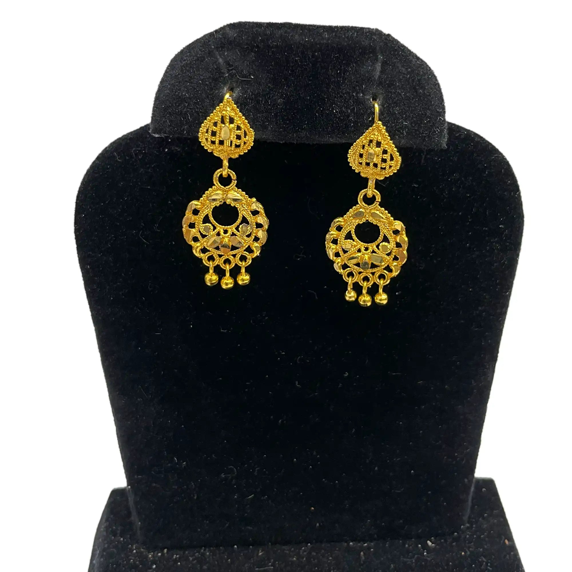 ethinic earrings, gold plating, bollyeood earings, handcrafted earrings