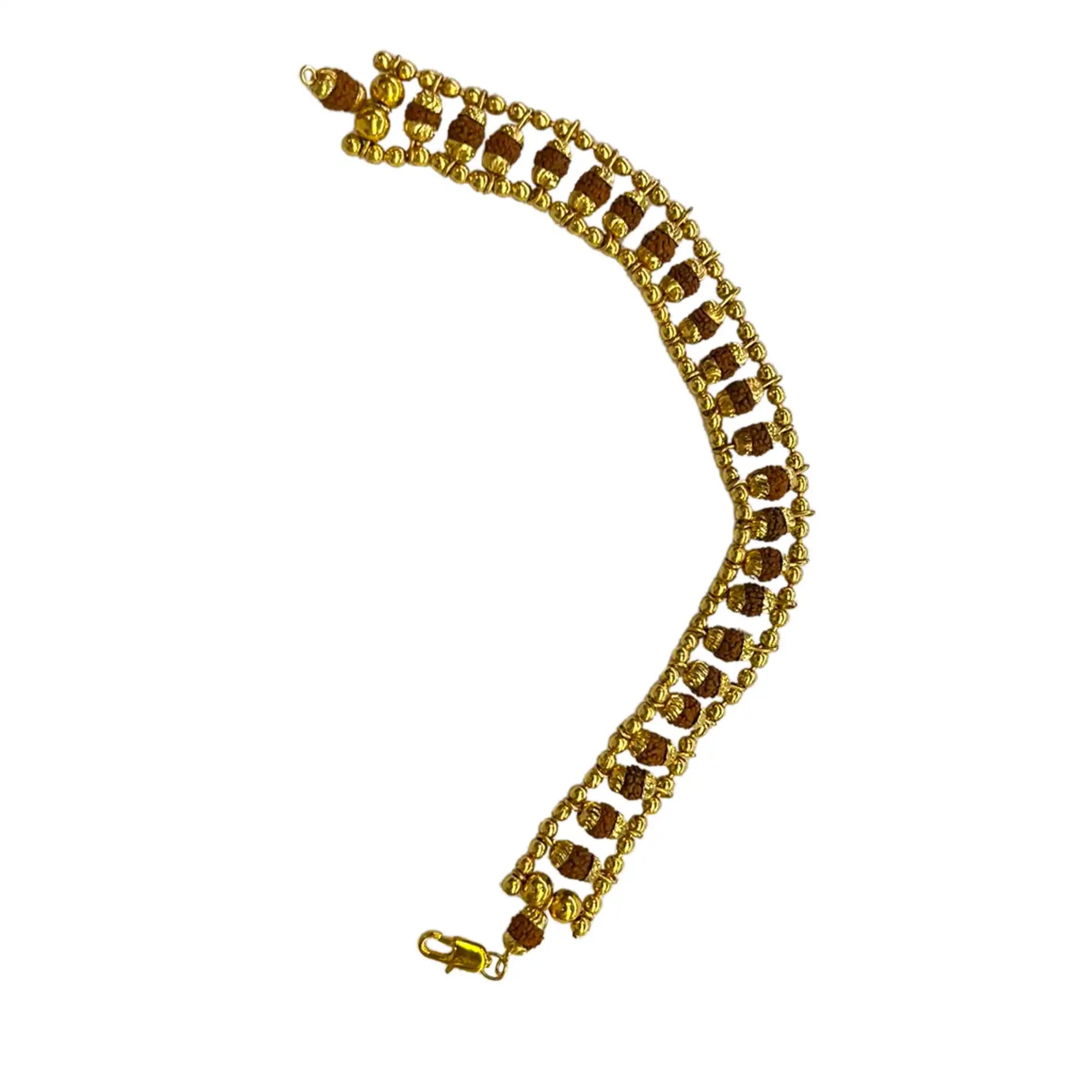 gold plated stylish indian bracelet