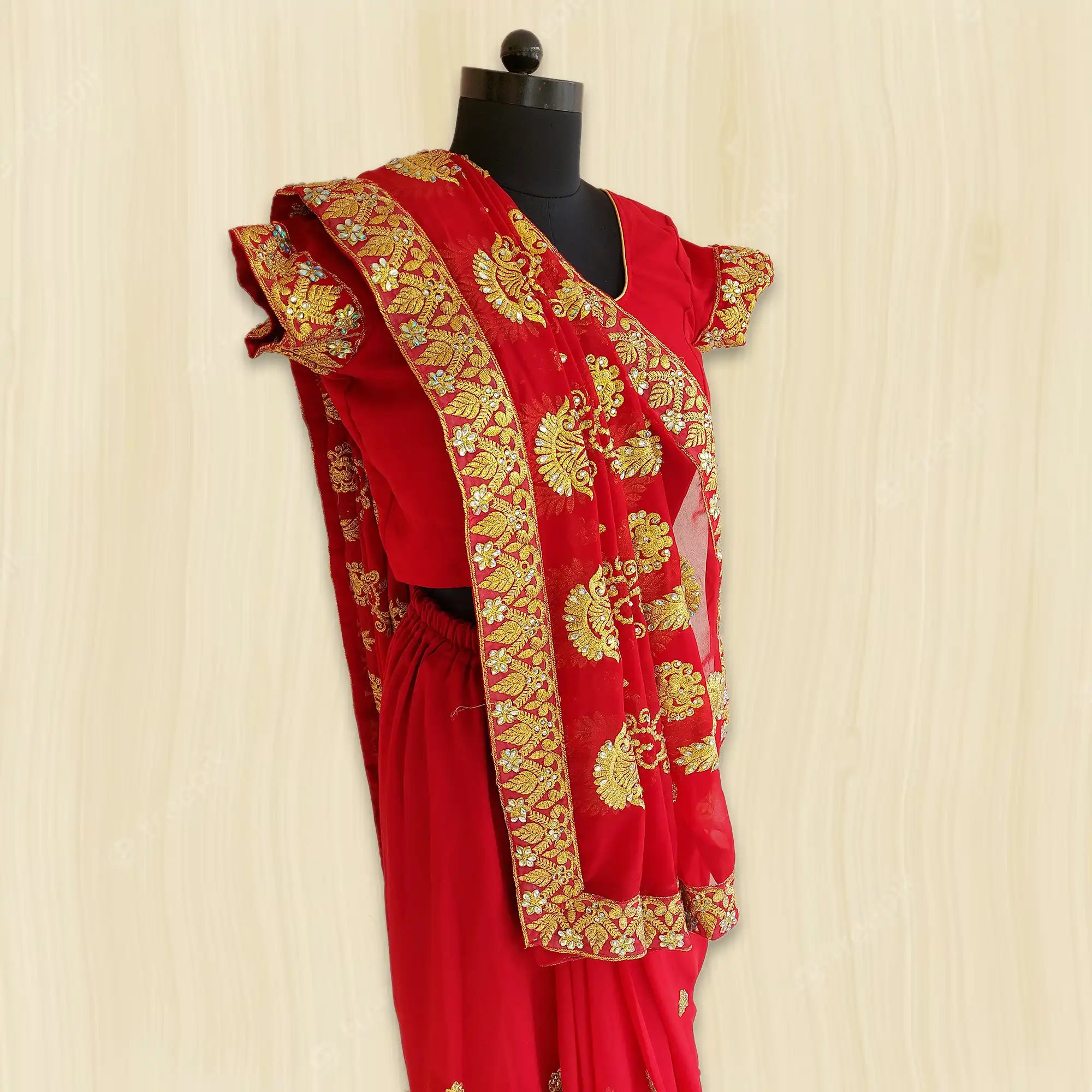 Indian Bridal Red Saree For Wedding S 12
