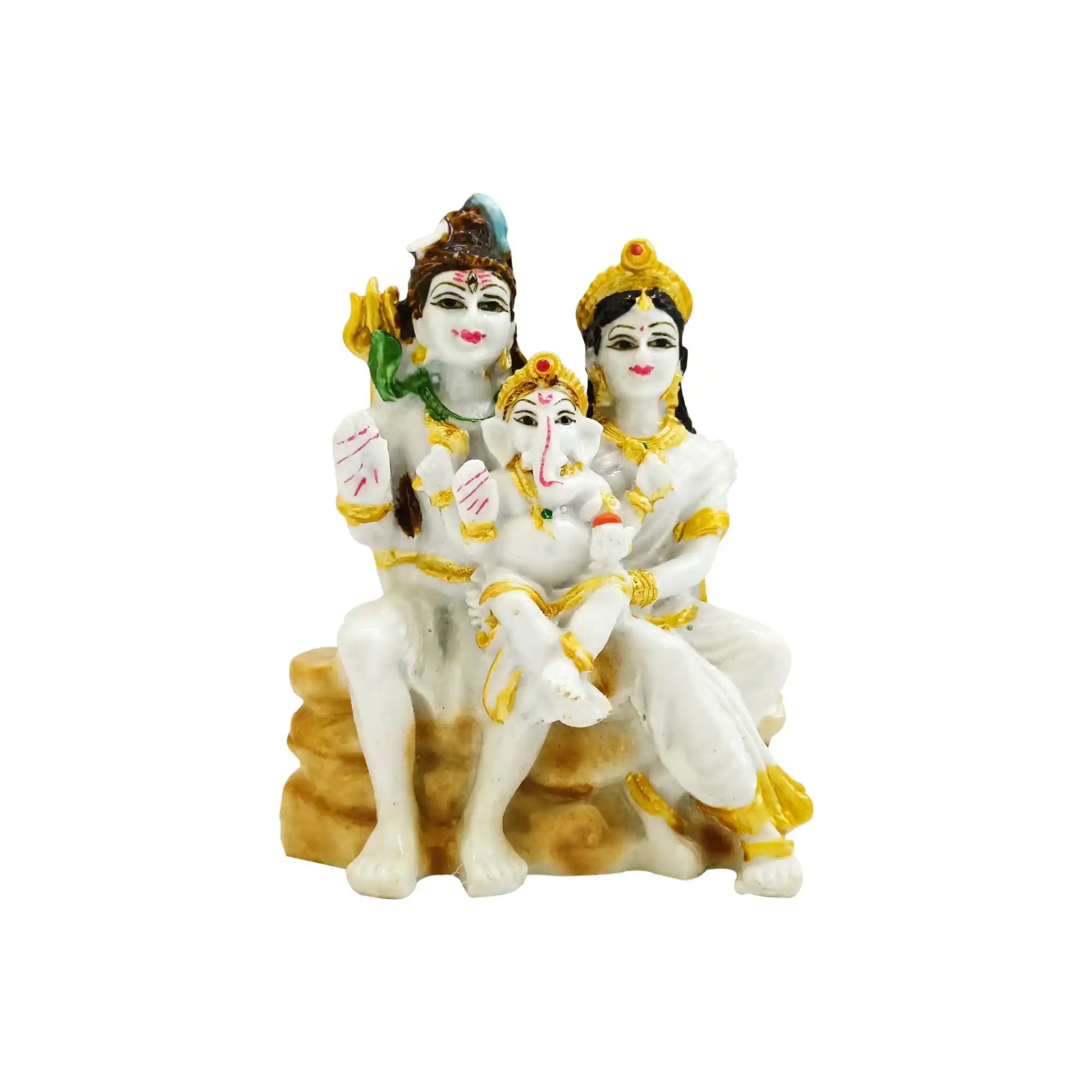 Ganesh Family Shiv Parvati Ganesha GI 07