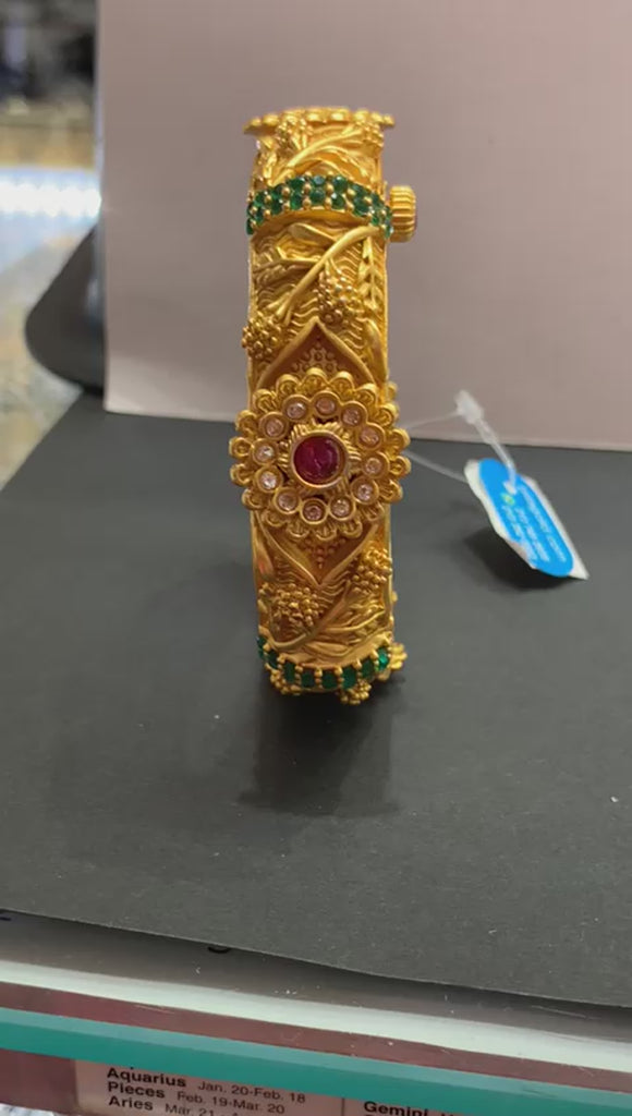 Copper screws Bangle Bracelet