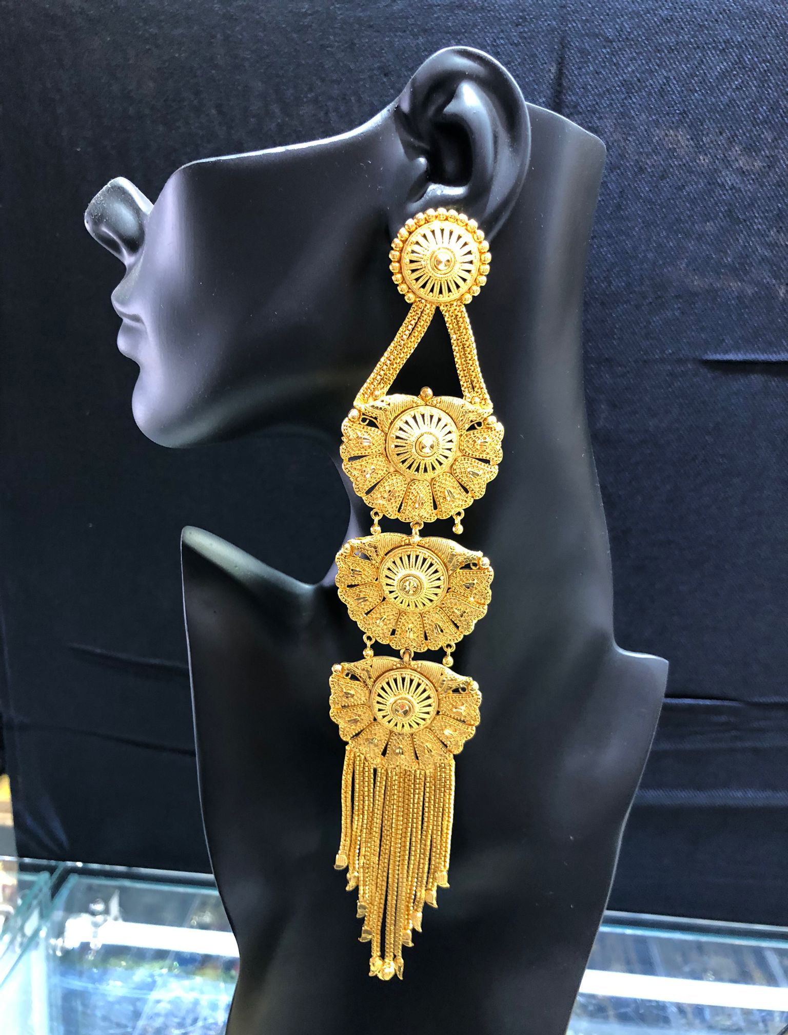 Gold Plated Earrings ER 1046