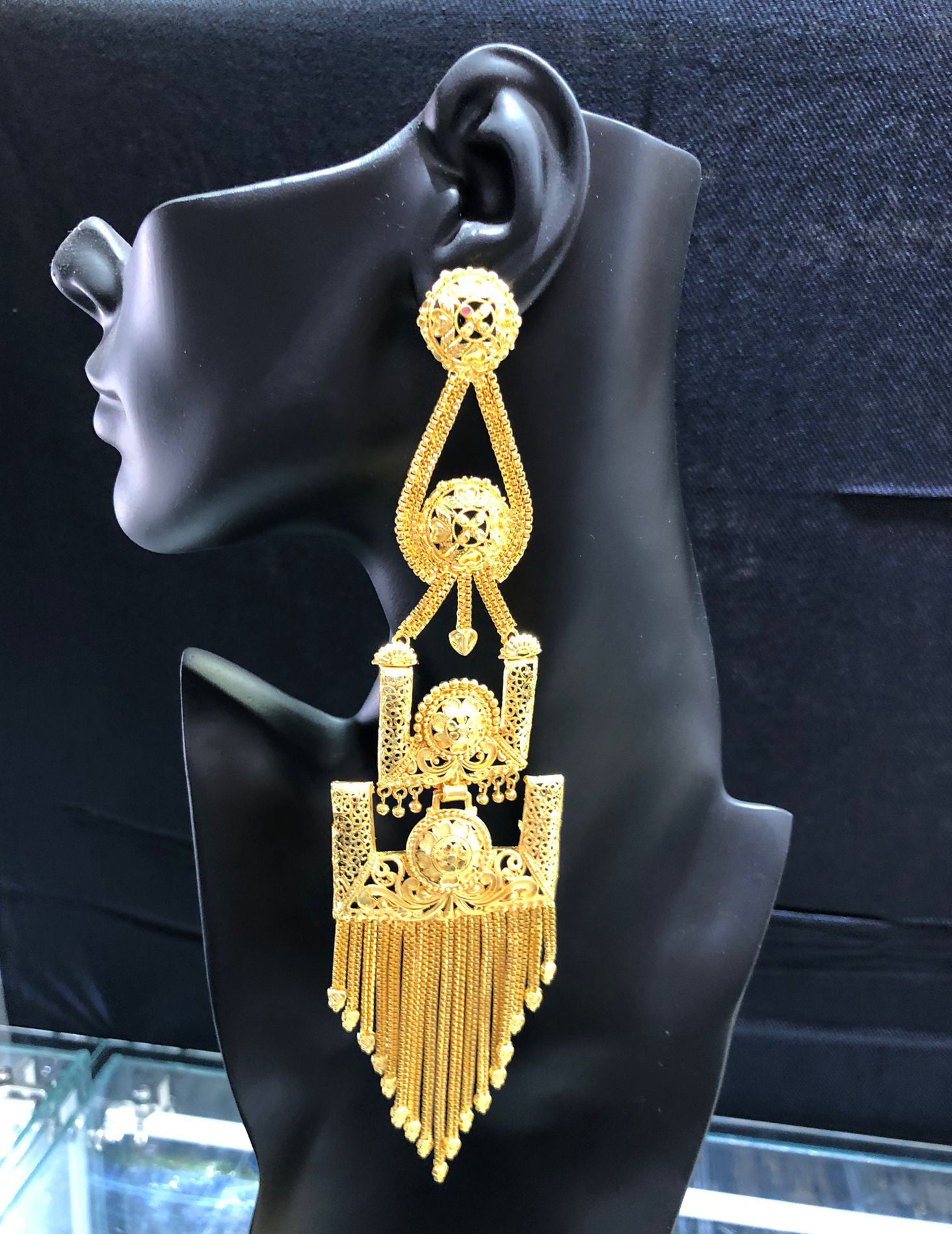 Gold Plated Earrings ER 1049
