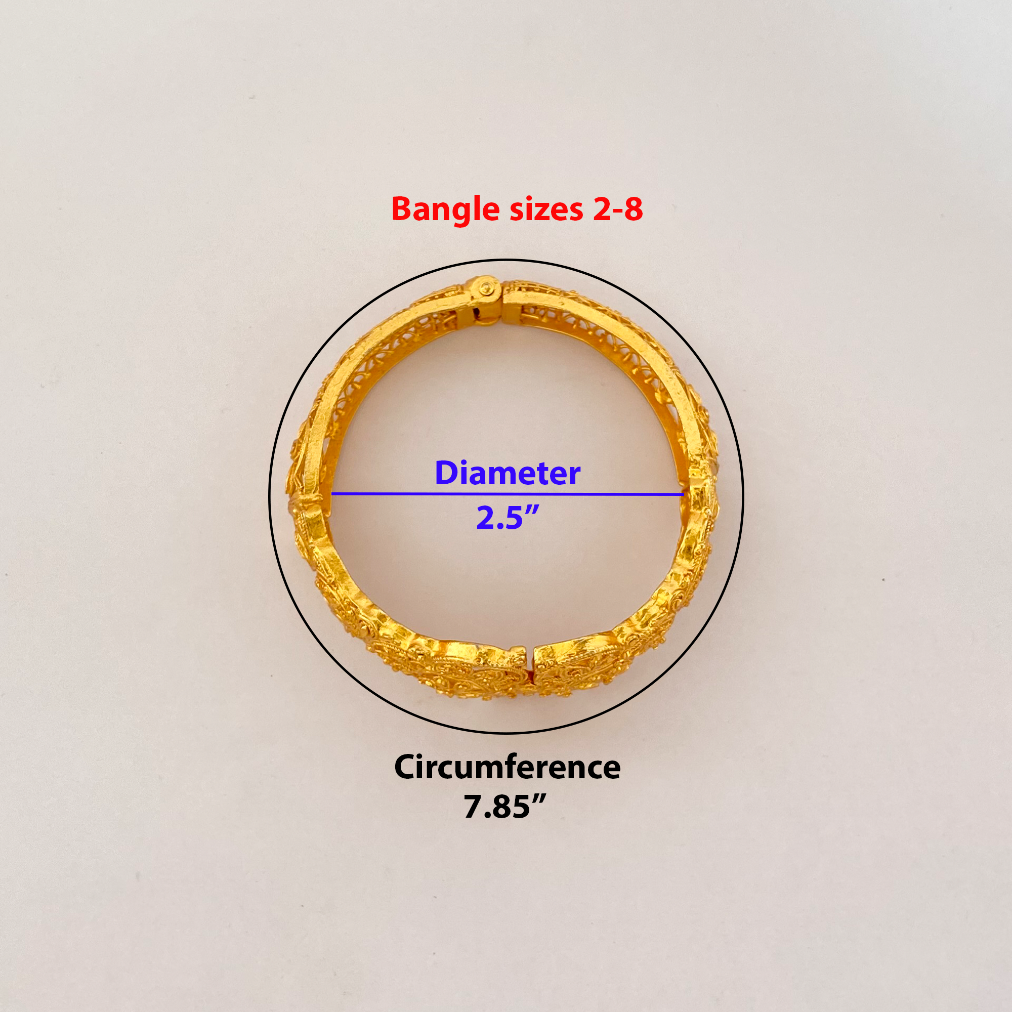 Gold Plated Openable Bangles GKB 3