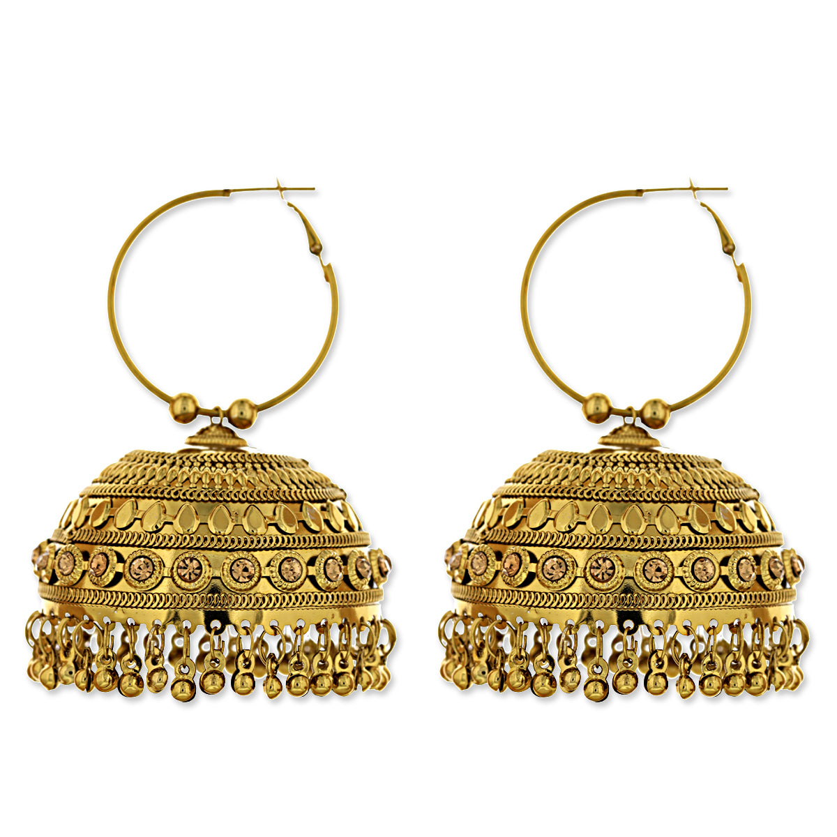 Traditional Indian Jhumki Earrings KE 6 G