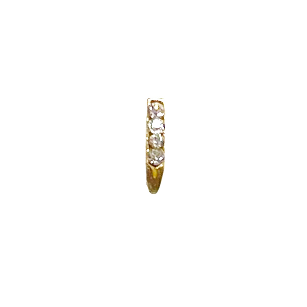 8MM Gold Plated Nose Ring NR 2007