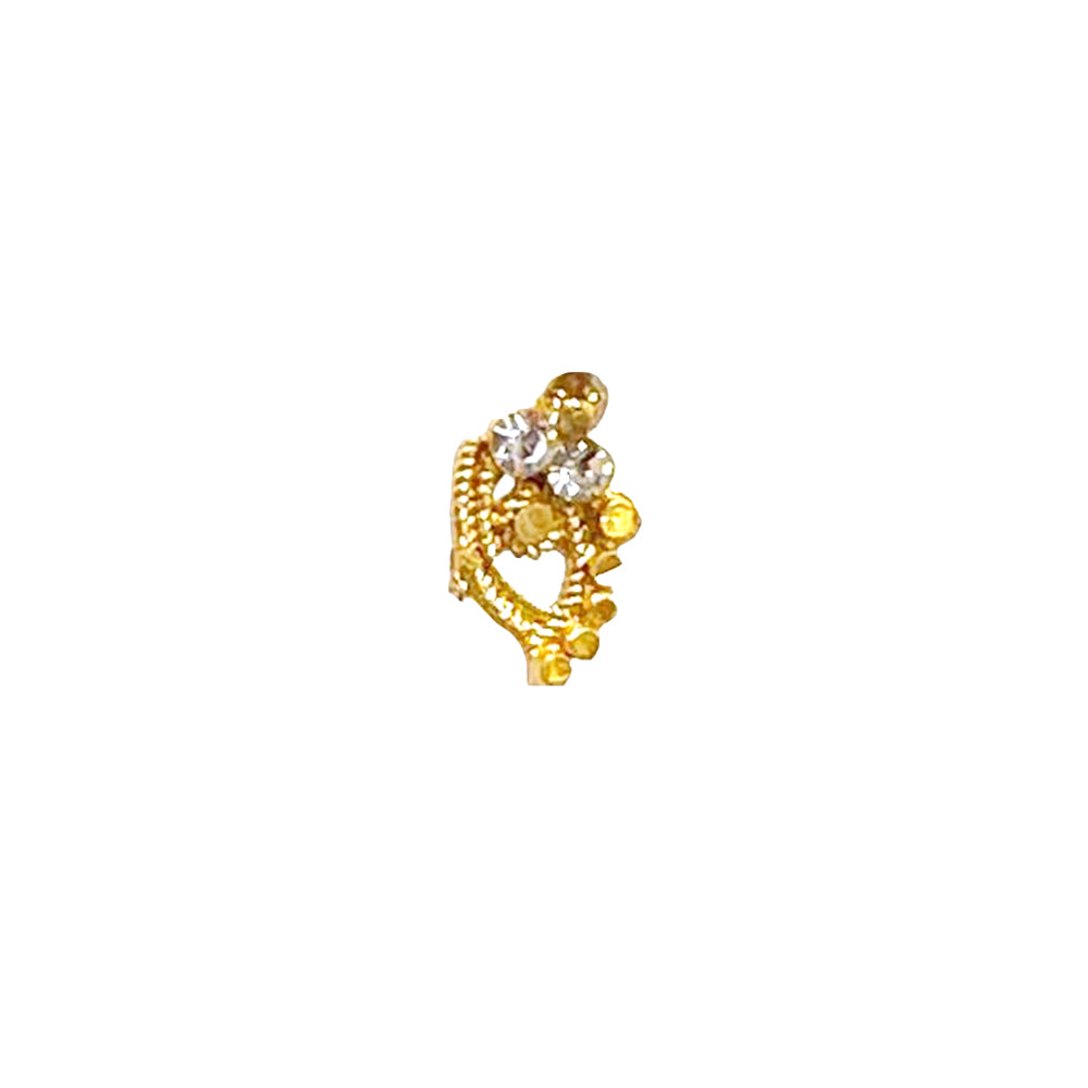 8MM Gold Plated Nose Ring NR 2015