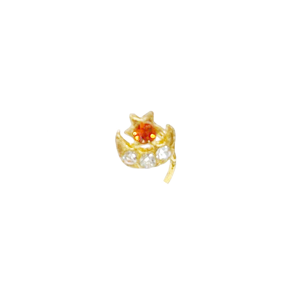 8MM Gold Plated Nose Ring NR 2016