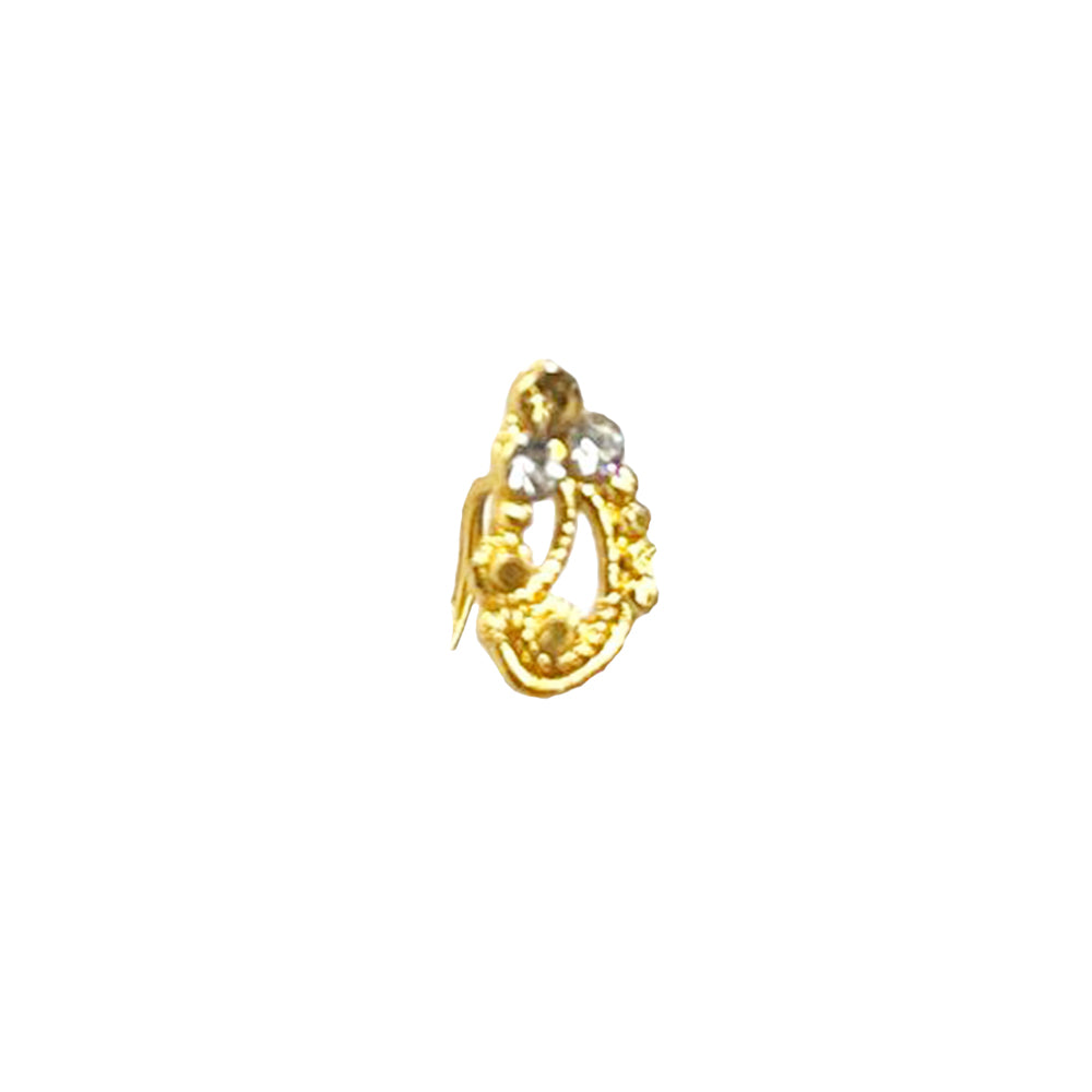 8MM Gold Plated Nose Ring NR 2018