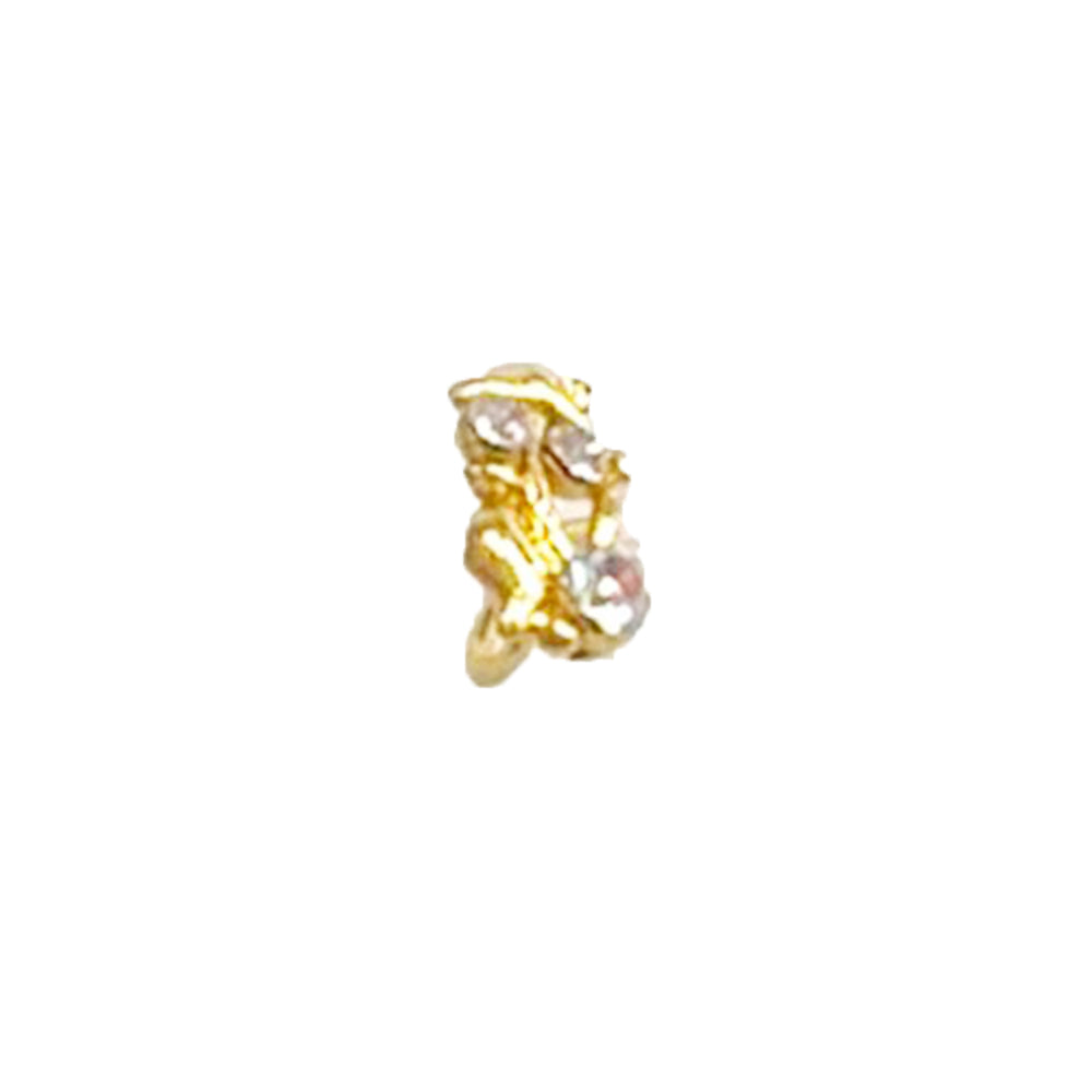 8MM Gold Plated Nose Ring NR 2042