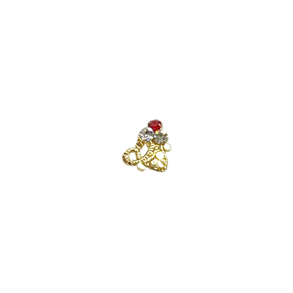 8MM Gold Plated Nose Ring NR 2045