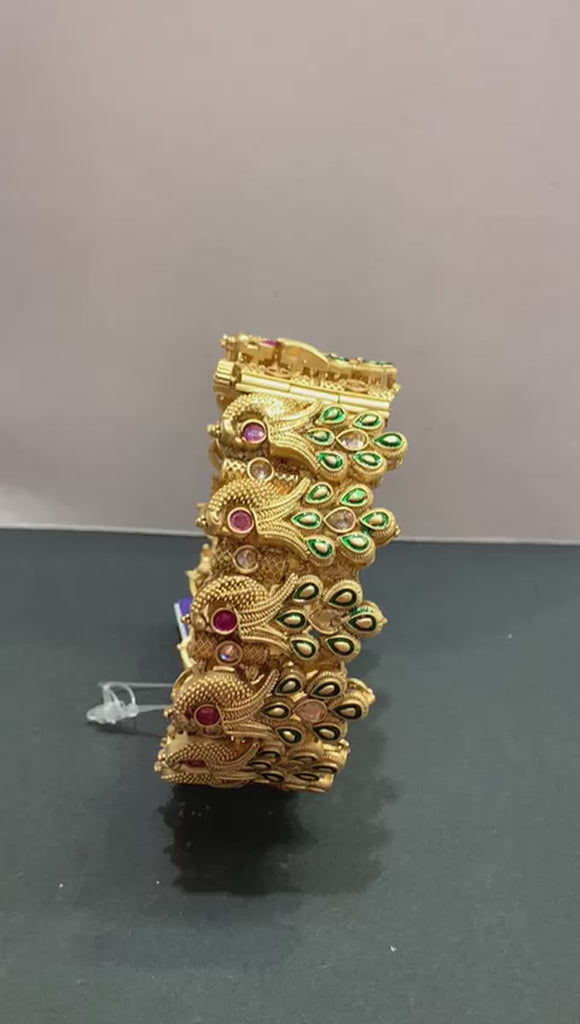 Copper screws Bangle Bracelet 